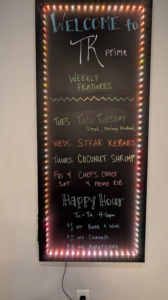 TK Prime Steakhouse Menu 7